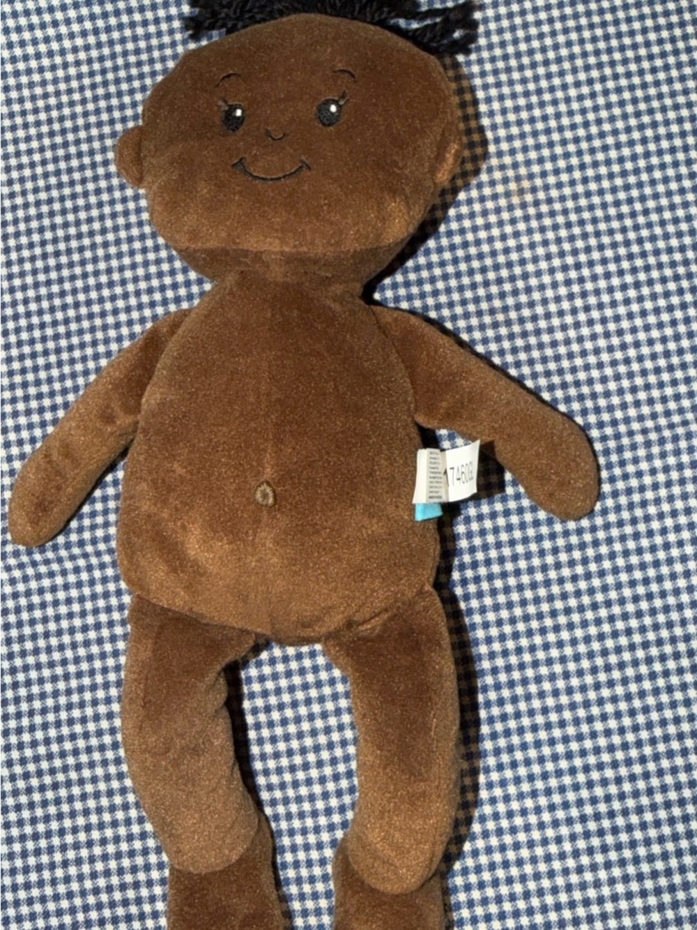 2014 Manhatten Toy Wee Baby Stella Brown Plush Soft Baby First Doll, 12”